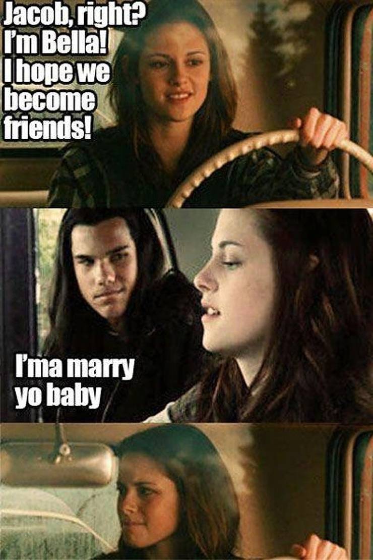 Twilight 10 Hilarious Jacob Memes That Are Too Funny