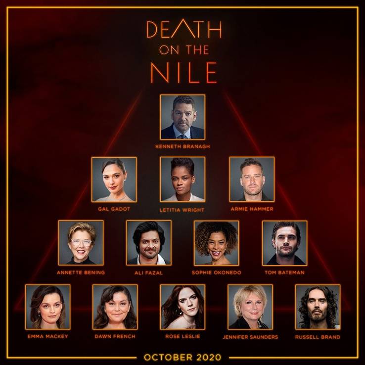 Morte no Nilo | Revelado elenco e início da produção