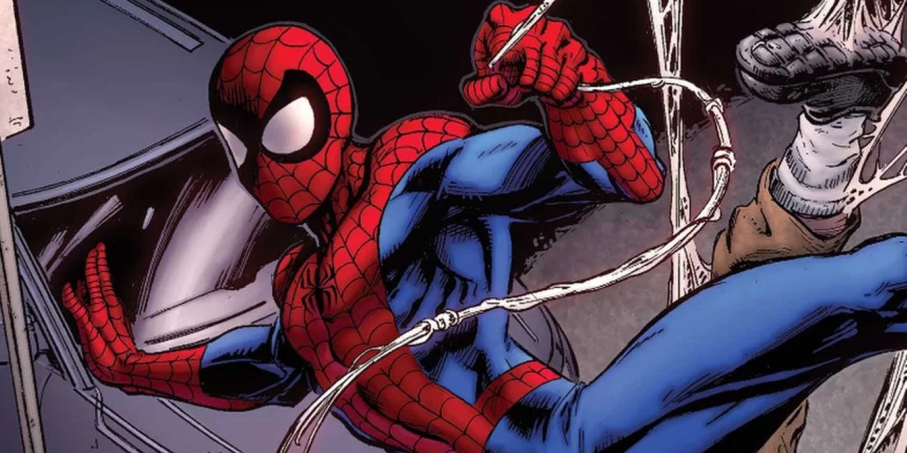 SpiderMan Got Trapped In Web Underwear By Doc Ock