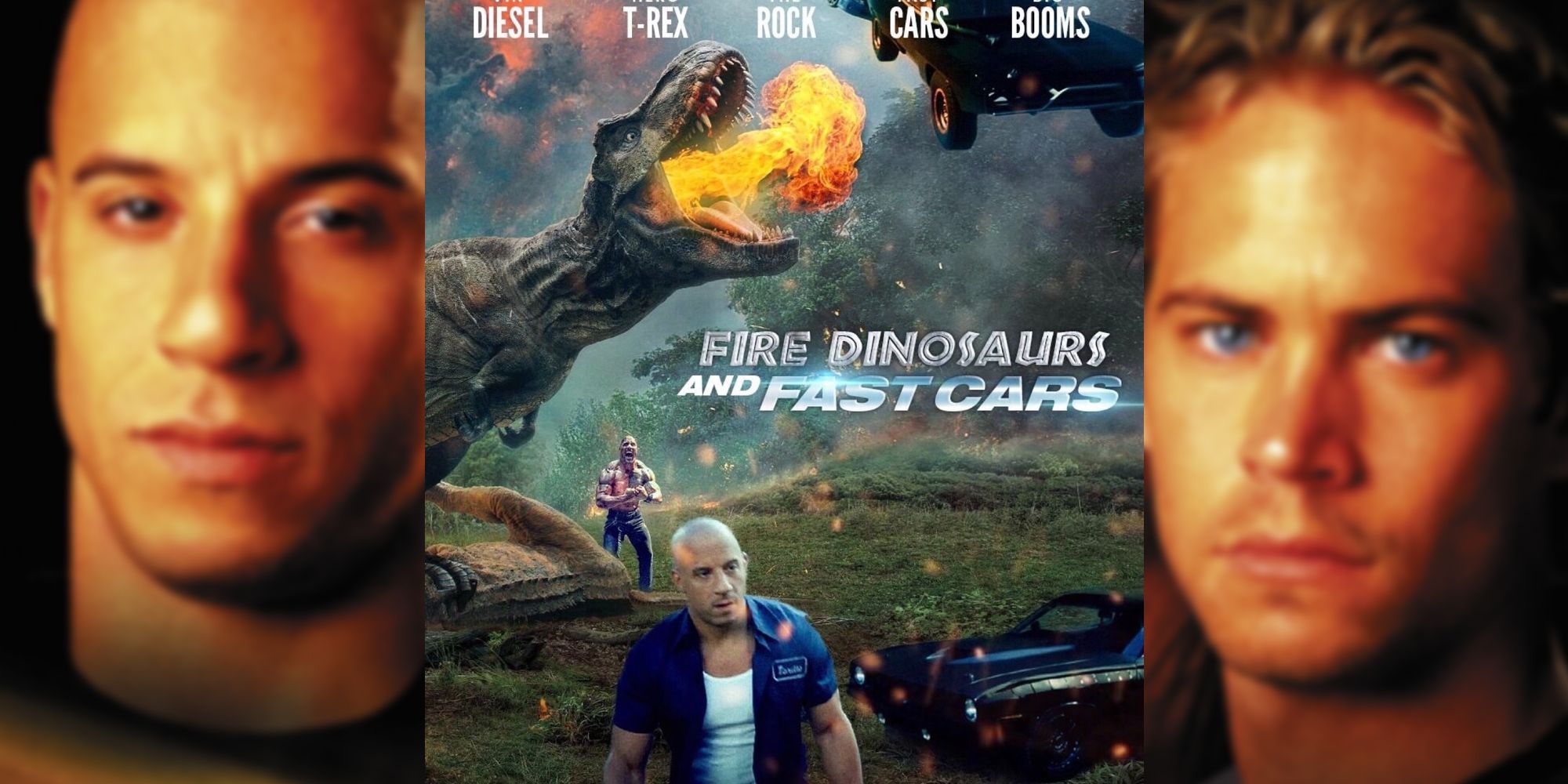 Fast and Furious And Dinosarus Meme