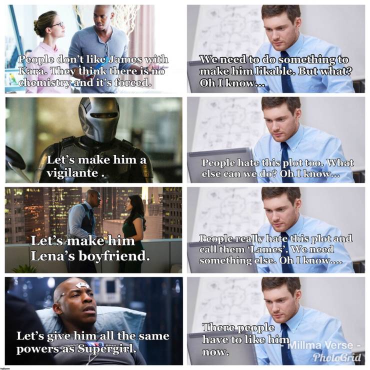 James Olsen Struggle in Supergirl Memes