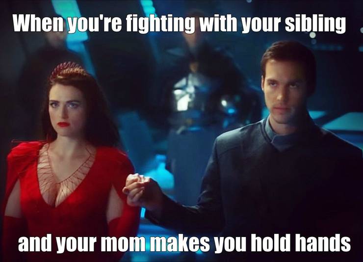 Relatable Sibling Situation in Supergirl Memes