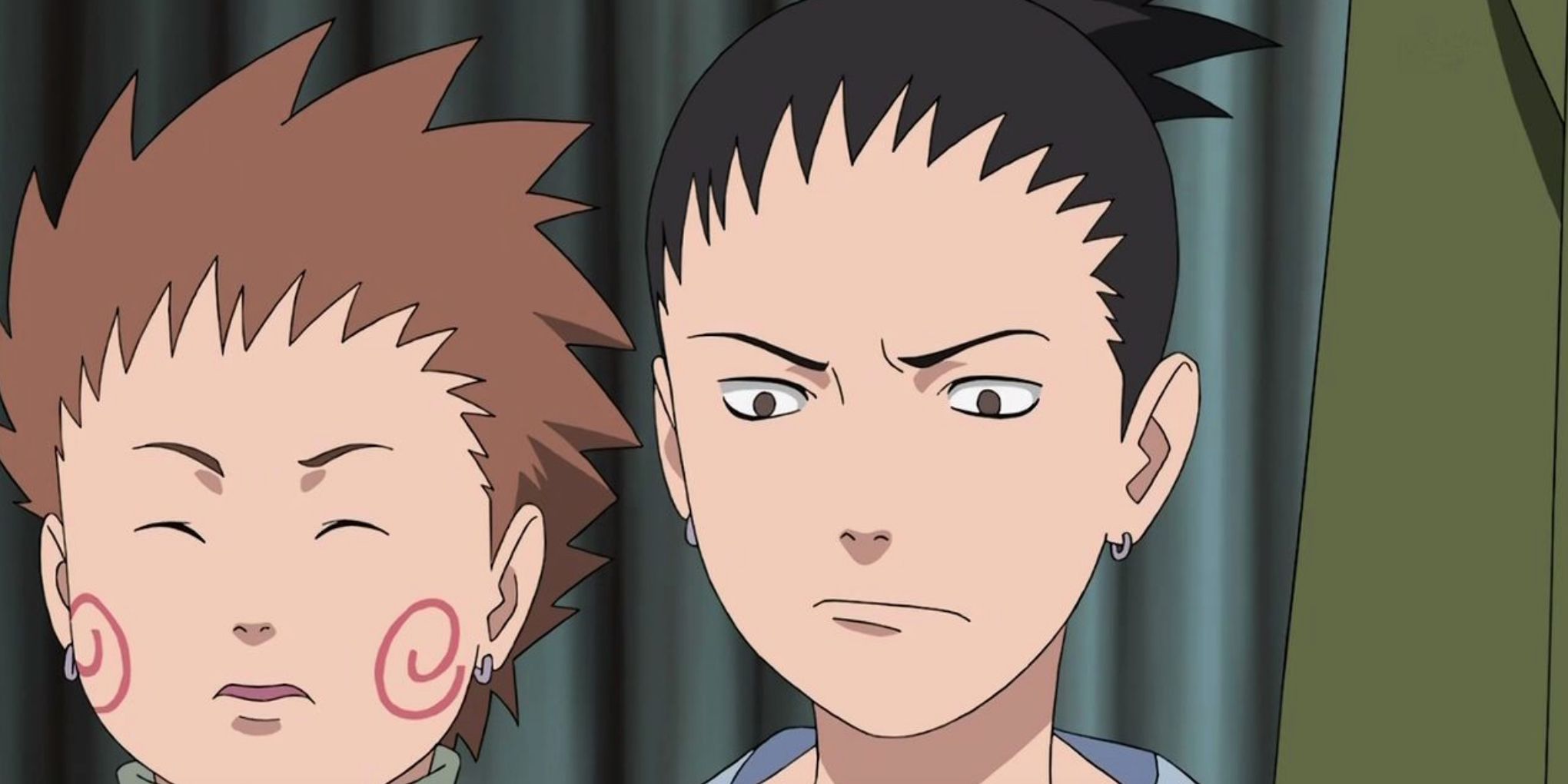 Young Choji And Shikamaru In A Naruto Flashback