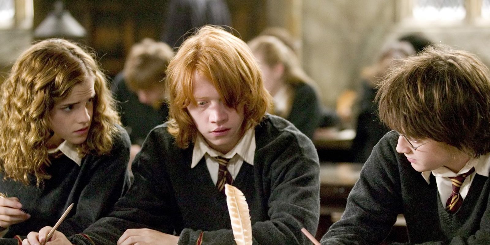 Ron Weasley and Harry Potter in Goblet of Fire