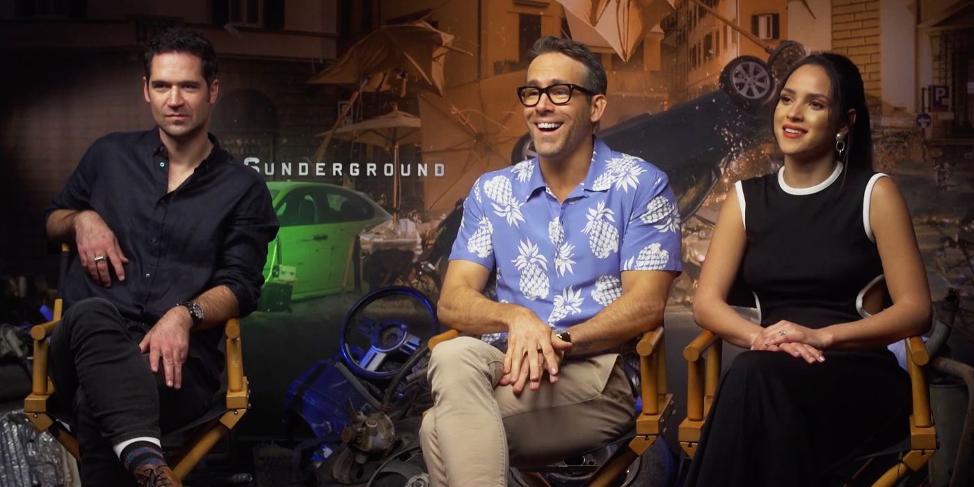 Ryan Reynolds, Manuel Garcia-Rulfo & Adria Arjona Interview: 6 Underground