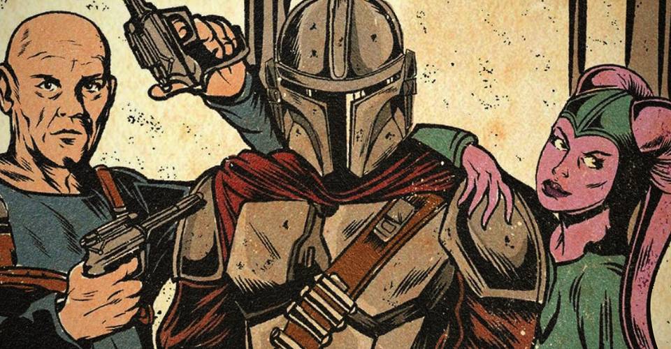 The Mandalorian Re Imagined As A Marvel Star Wars Comic