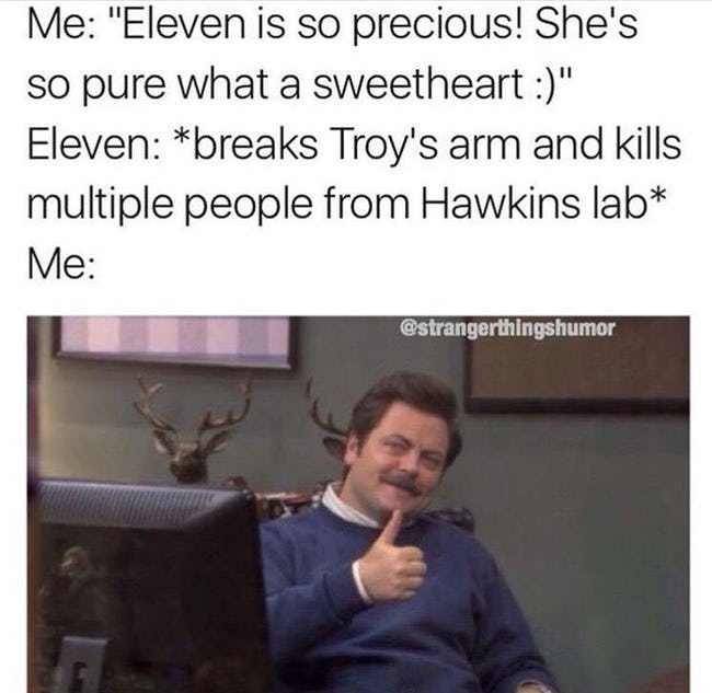 Stranger Things 10 Hilarious Eleven Memes That Will Make You Lol