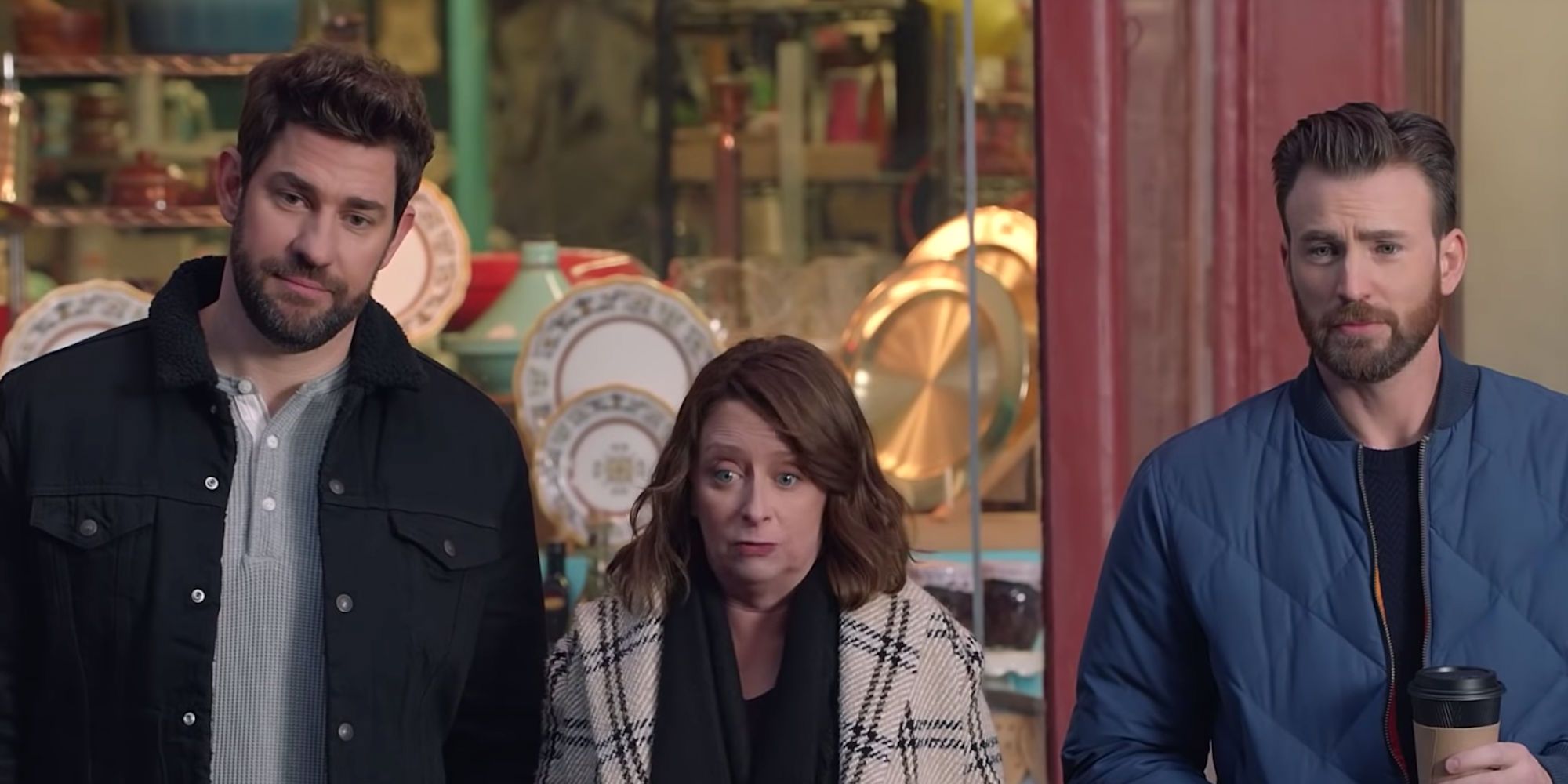 Chris Evans John Krasinski Break Out Boston Accents For Super Bowl Ad