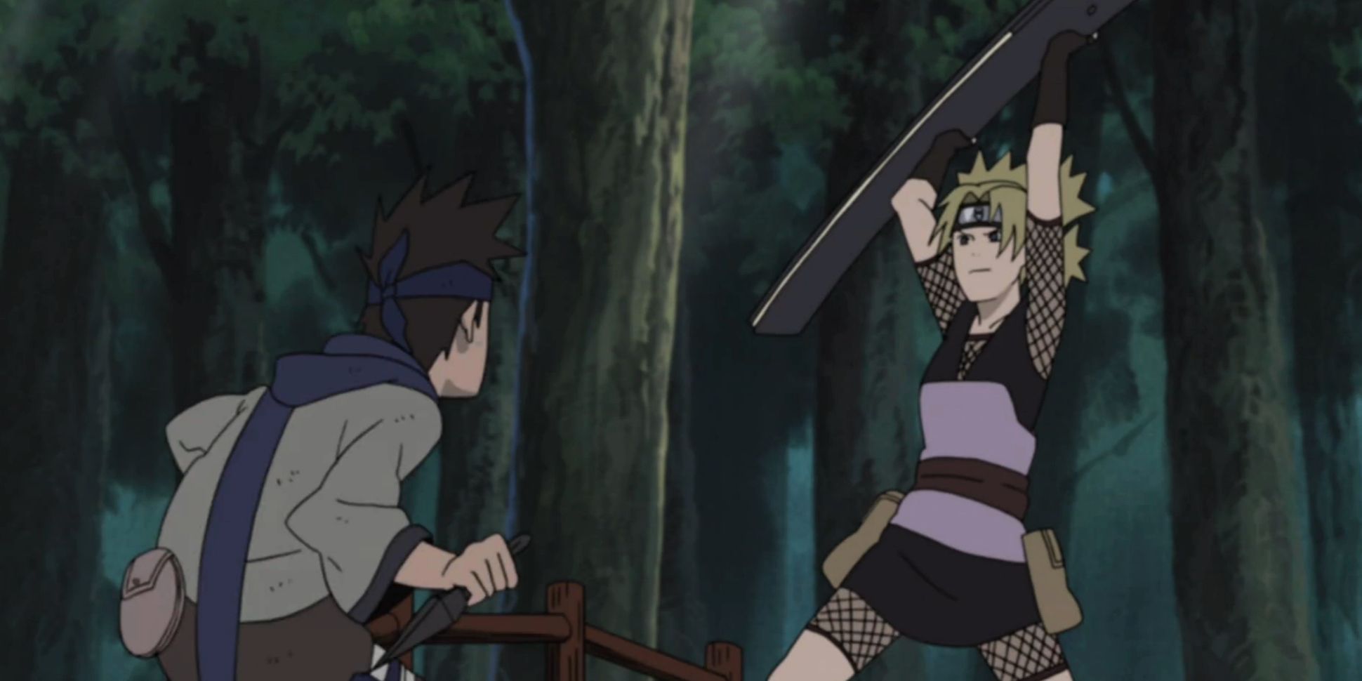 Shikamaru Talks Temari Up To Other Shinobi. 