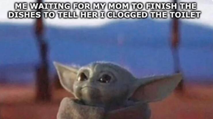 15 Funniest Baby Yoda Looking Up Memes Screenrant 15 Funniest Baby Yoda Looking Up Memes Screenrant
