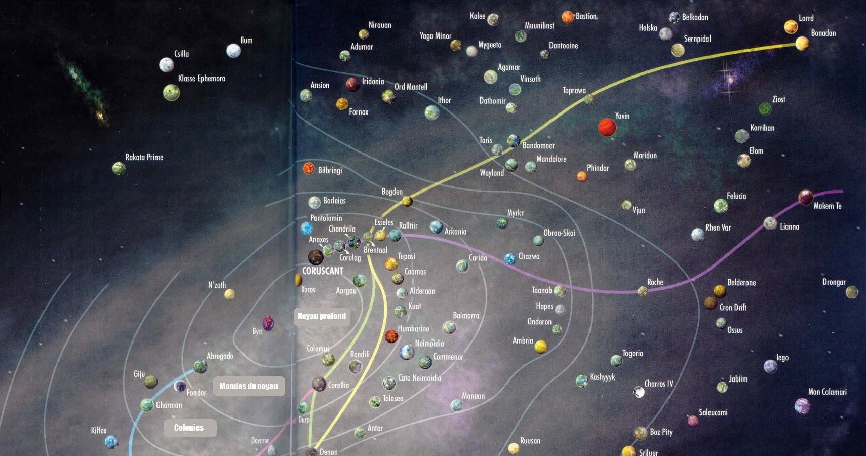 10 Facts You Didn’t Know About The Star Wars Galaxy Map