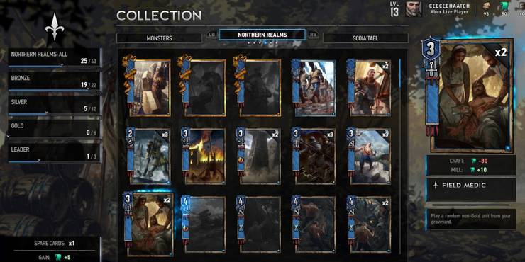 Gwent Gold Card Tier List Source Tier List