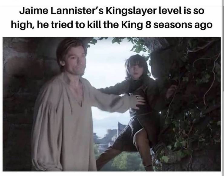 10 Game Of Throne Memes That Will Make you Laugh. 11 kingslayer