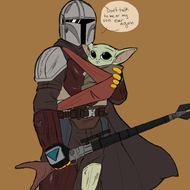 10 Mandalorian And Baby Yoda Fan Art Pieces That Make Our Hearts Sing