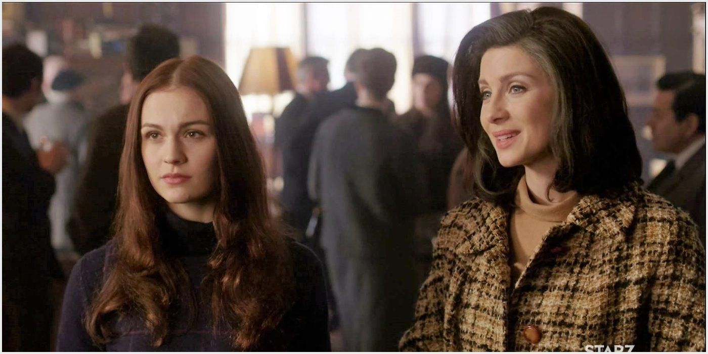 Claire and Brianna in Outlander