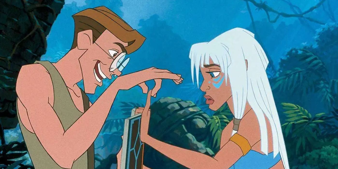 Kida and Milo in Atlantis