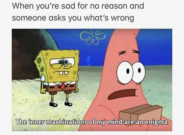 10 Hilarious Spongebob Memes For Anyone With Anxiety To Relate To 10 Hilarious Spongebob Memes For Anyone With Anxiety To Relate To