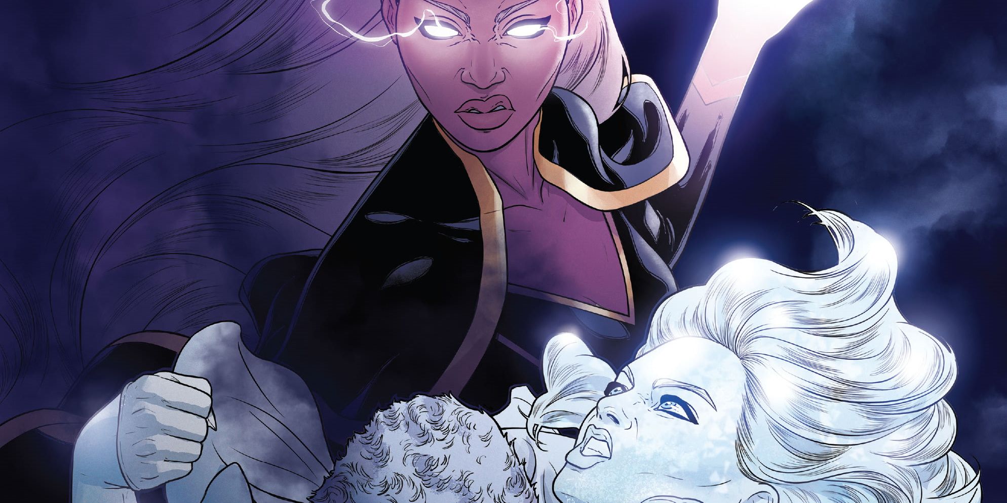 XMEN Emma Frost Gets Slapped By A Raging Storm