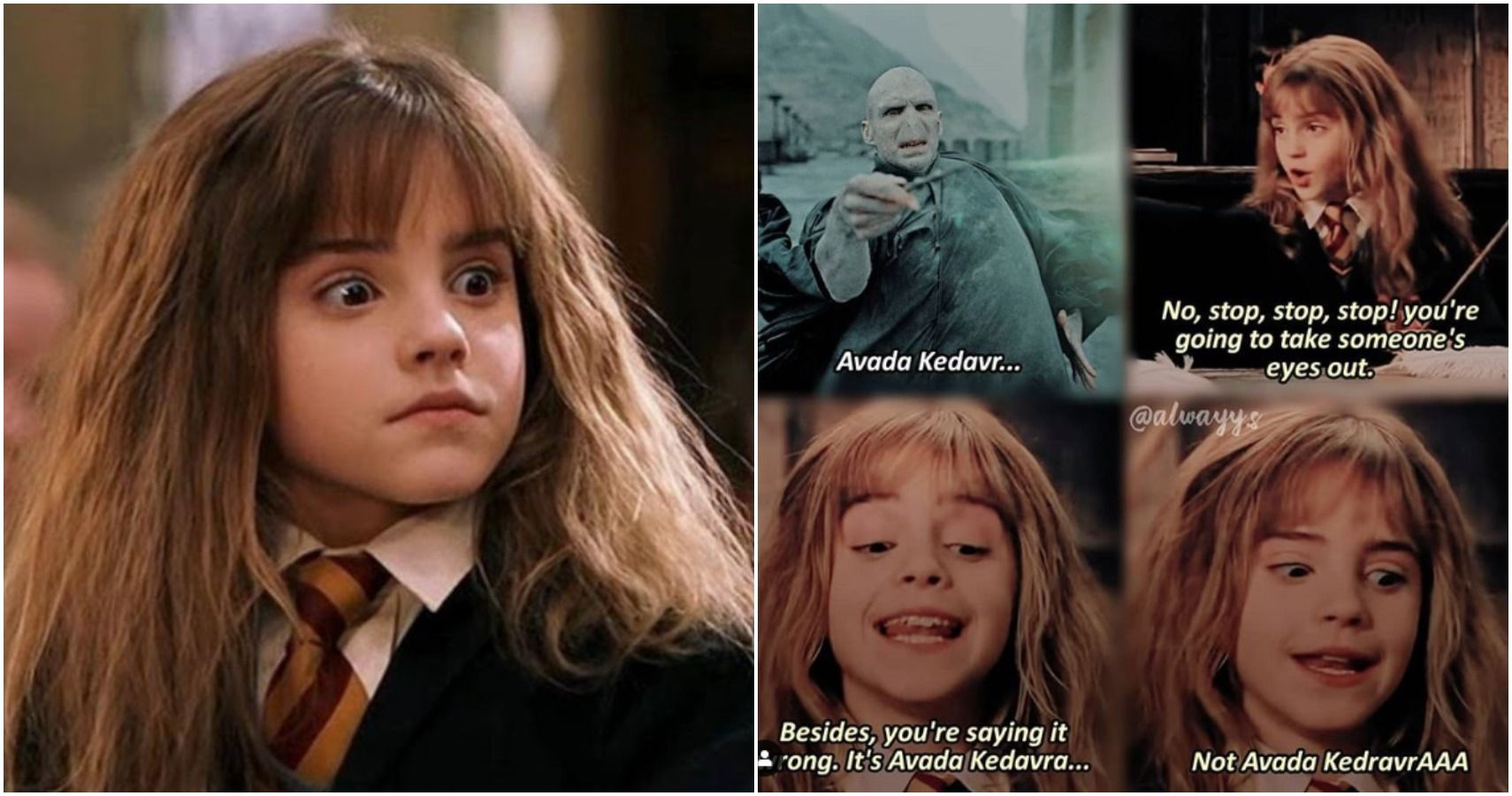 Avada Kedavra Meme Hermione : Create your own hermione avada kedavra ...