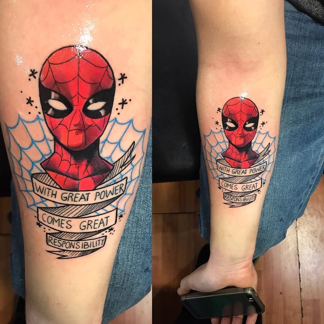 SpiderMan 10 Tattoos Only Devoted Fans Will Understand