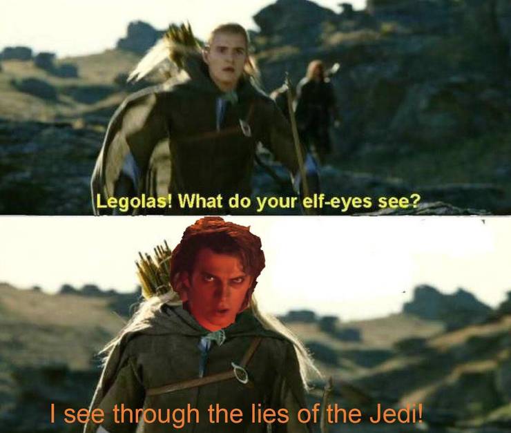 10 Star Wars The Lord Of The Rings Crossover Memes Only Fans Will Get