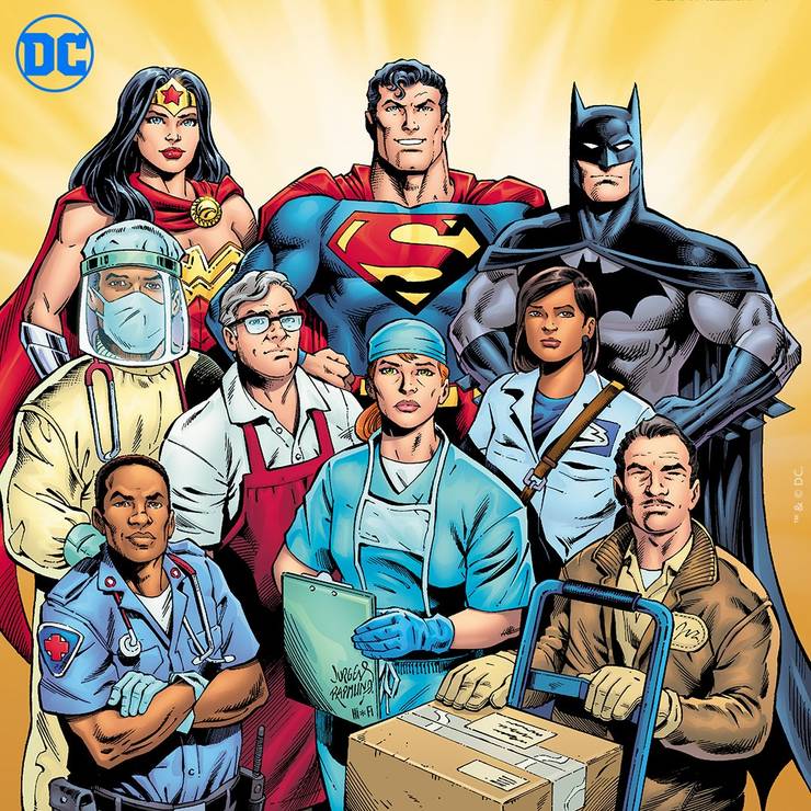 Real Life Heroes Honored By Marvel & DC On National Superhero Day 3 DC coronavirus