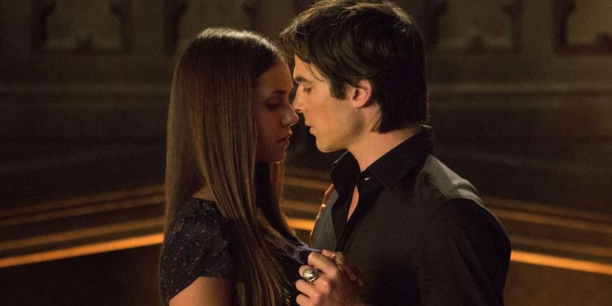 elena and damon season 4 kiss