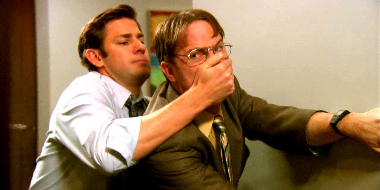 Dwight and Jim in The Office 1
