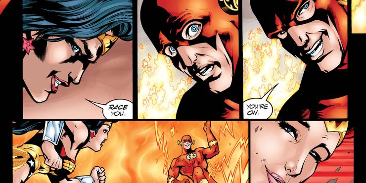 Wonder Woman Proved Flash Is Even Faster Than The Gods Wonder Woman Proved Flash Is Even Faster Than The Gods