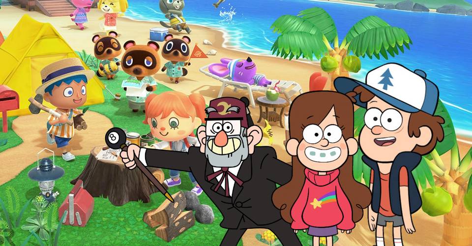 Gravity Falls Theme Recreated In Animal Crossing New Horizons