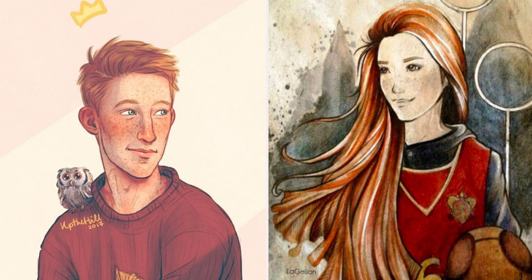 Harry Potter How Each Weasley is Supposed to Look
