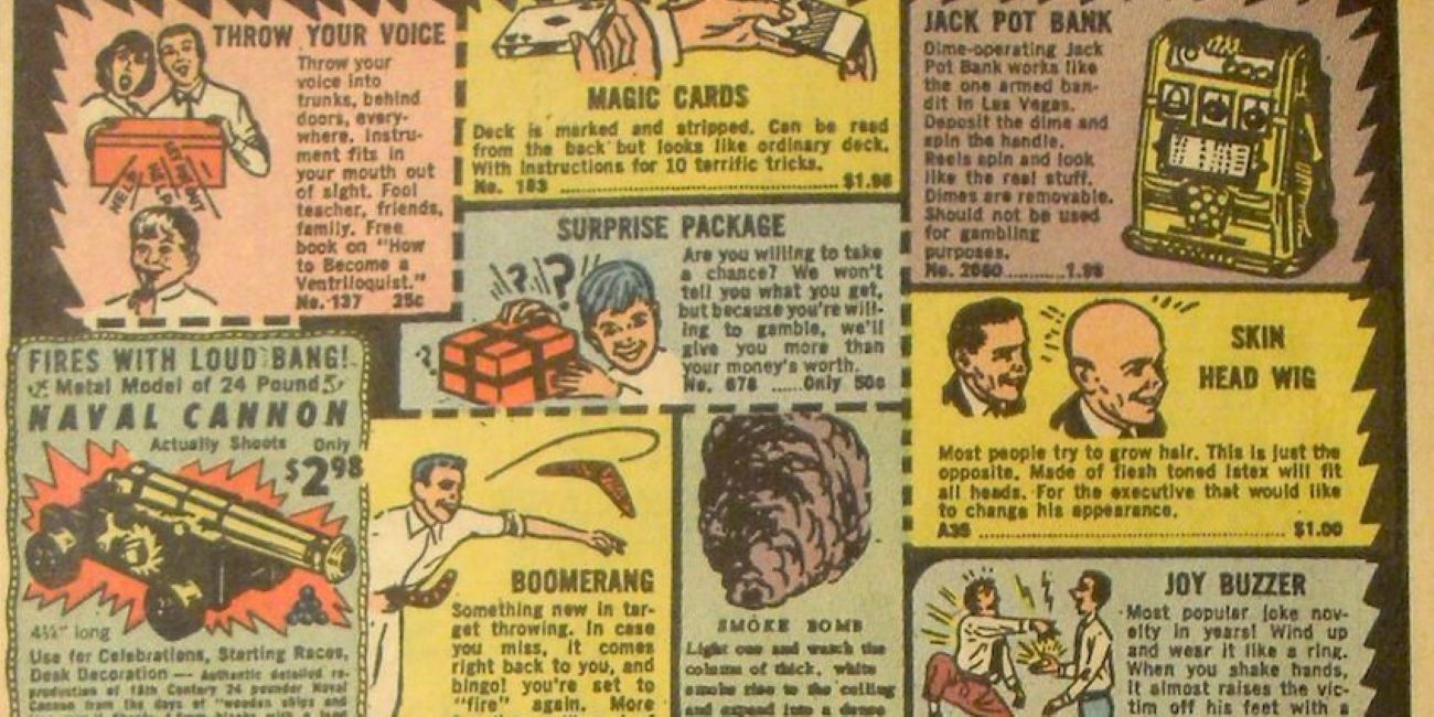 These Old Comic Book Ads Give New Meaning To WEIRD | Screen Rant