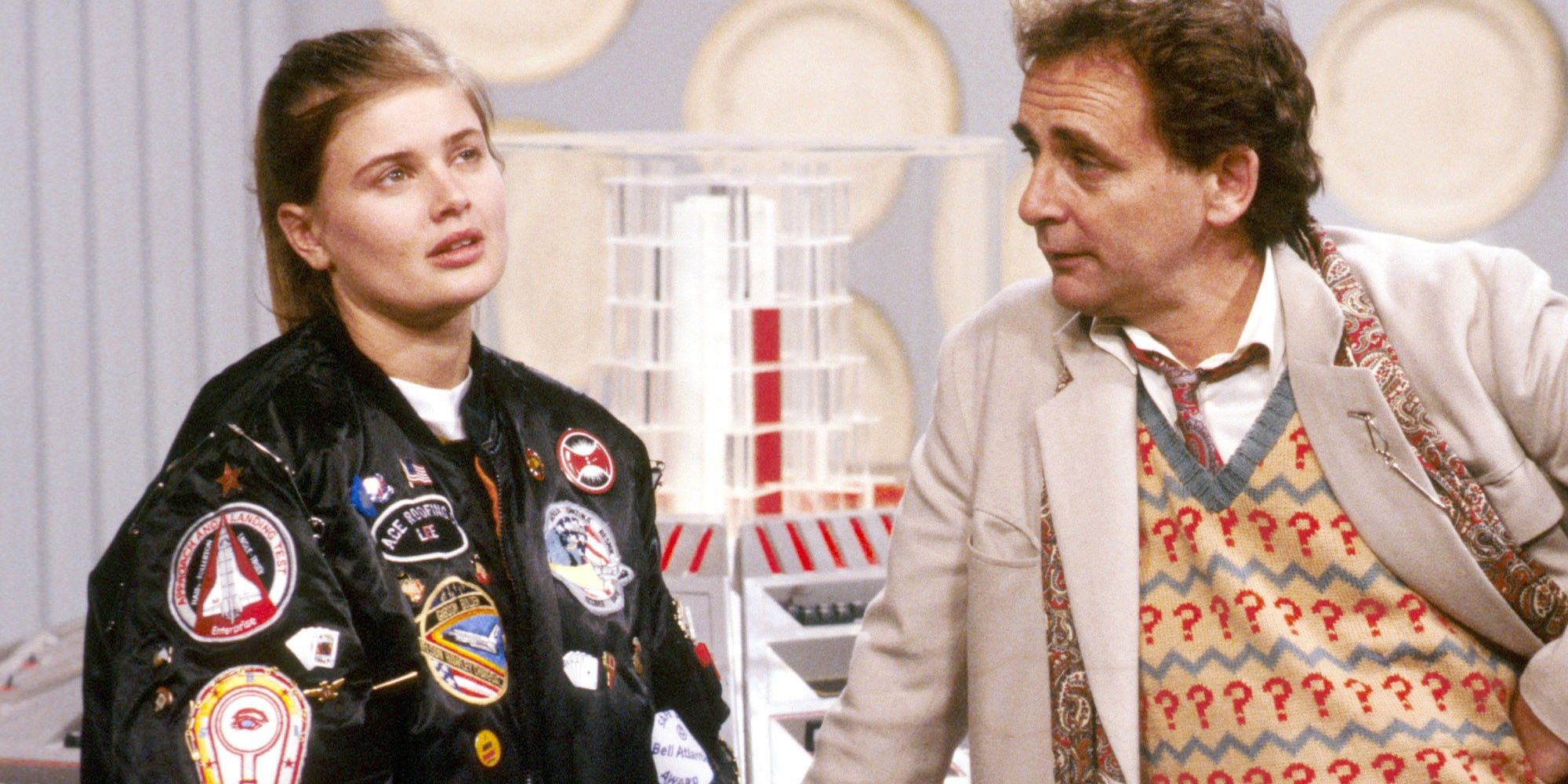 Sophie Aldred as Ace and Sylvester McCoy as Seventh Doctor in Doctor Who