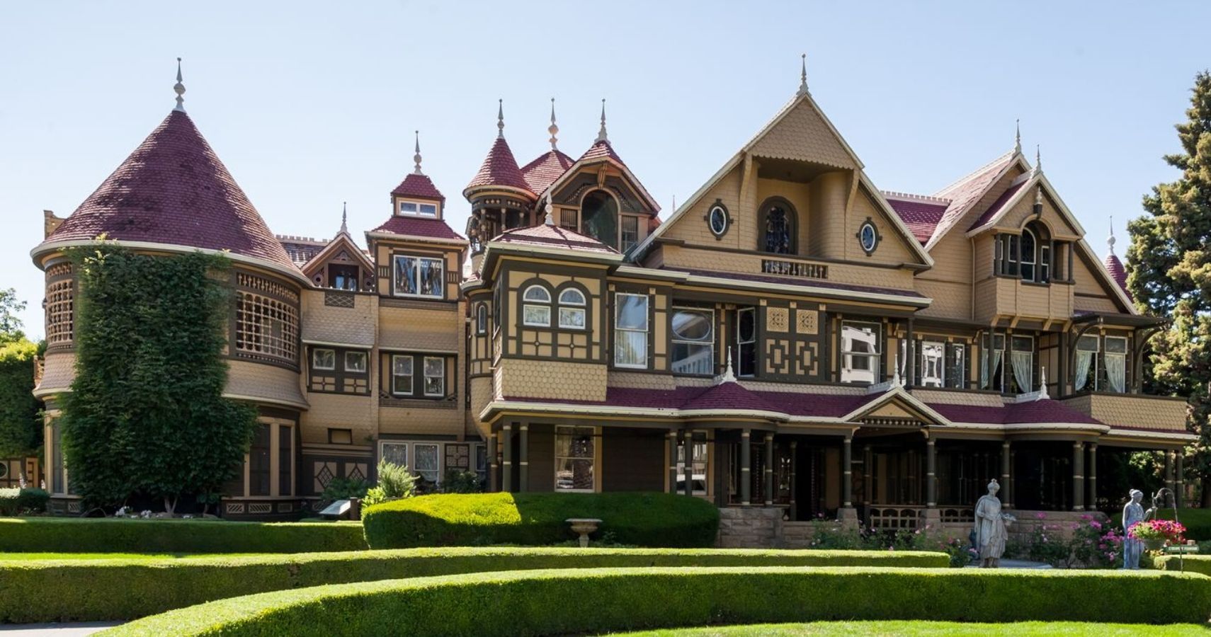 winchester mystery house inside upside down