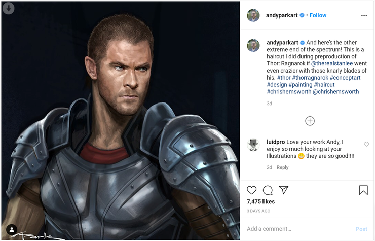 Ragnarok Concept Art Gives Thor Two Extreme Makeovers