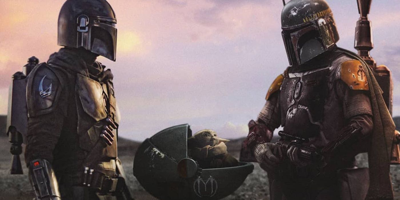 Boba Fett Meets Baby Yoda In Mandalorian Season 2 Fan Art