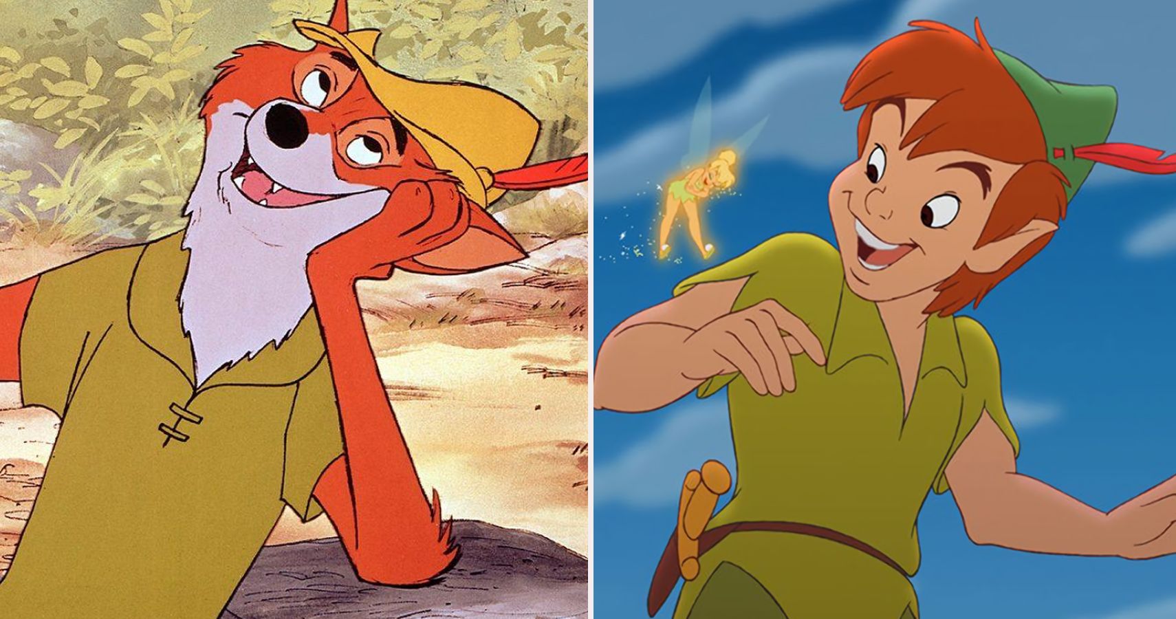 Disney 5 Reasons Robin Hood Is The Best Hero And 5 Reasons Peter Pan Is