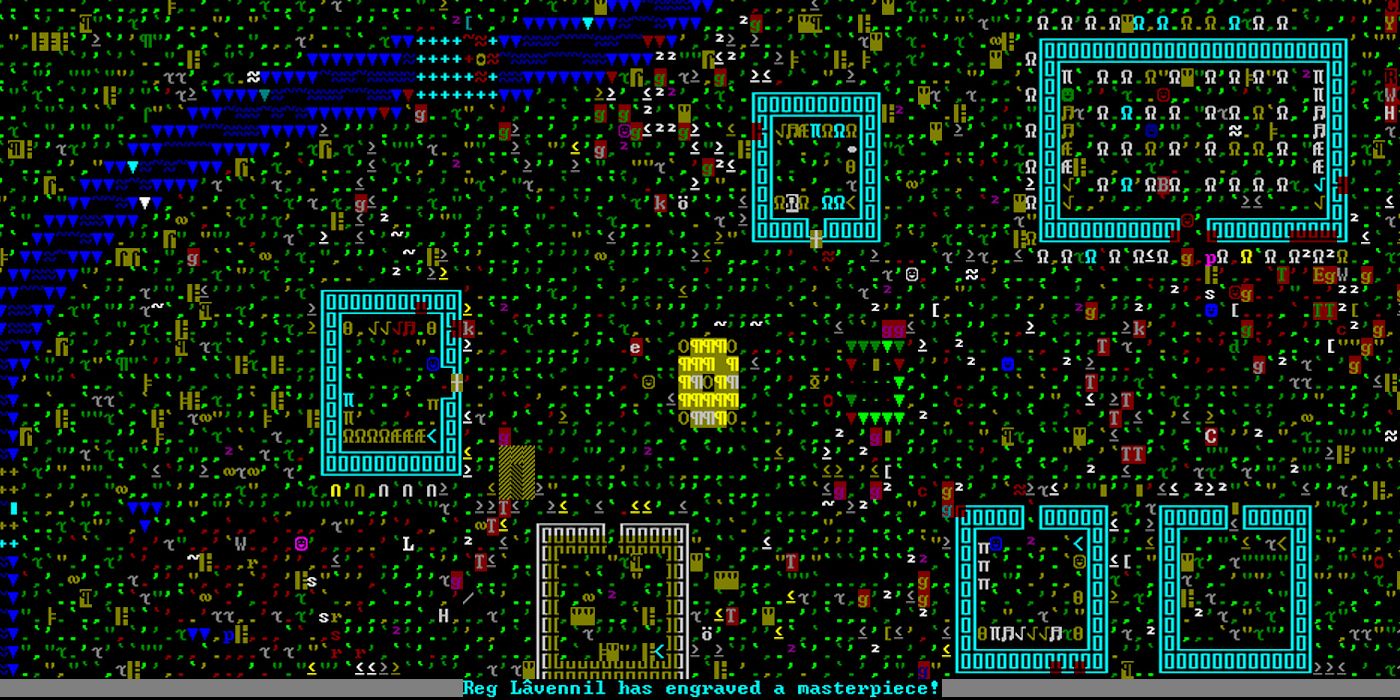 dwarf fortress ascii vs tileset