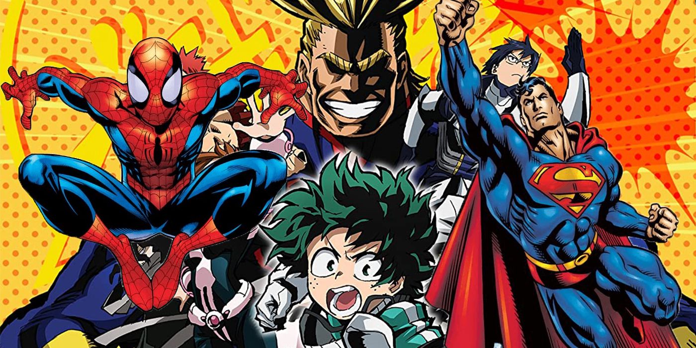 Marvel And DC Heroes Exist In The My Hero Academia Universe