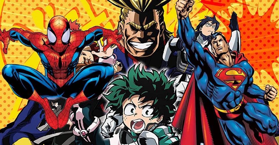 Marvel And Dc Heroes Exist In The My Hero Academia Universe