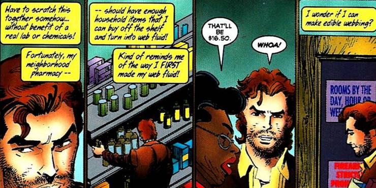 What Are Spider Man S Webs Actually Made Out Of Screen Rant