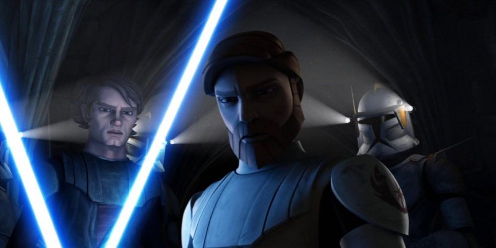 Star Wars The Clone Wars Obi Wan Anakin Cody Second BAttle Of Geonosis