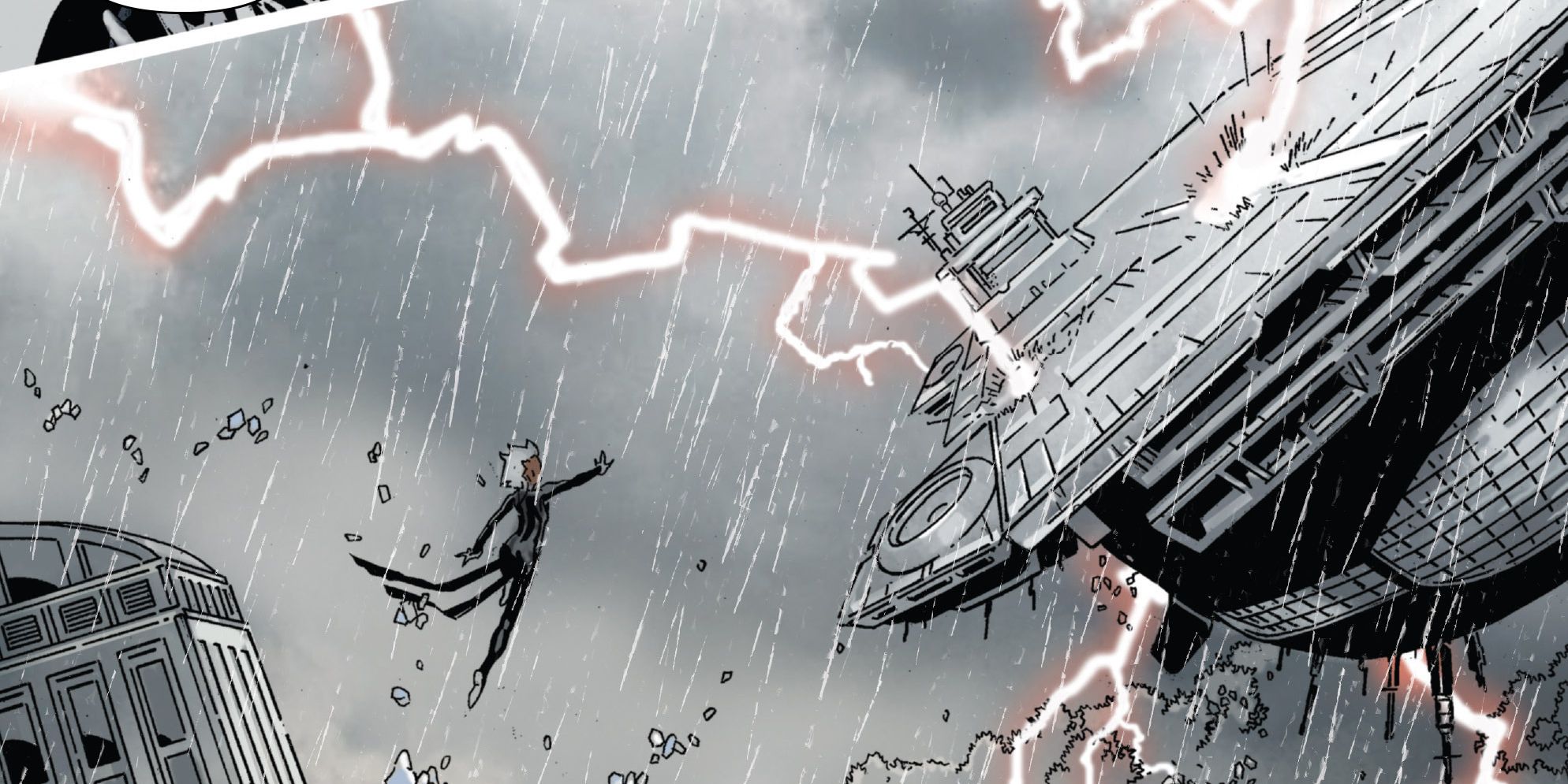 The Avengers Helicarrier Gets Its Weirdest Transformation in Dark Ages