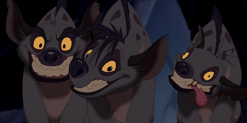 The hyenas from Disneys The Lion King now on Disney