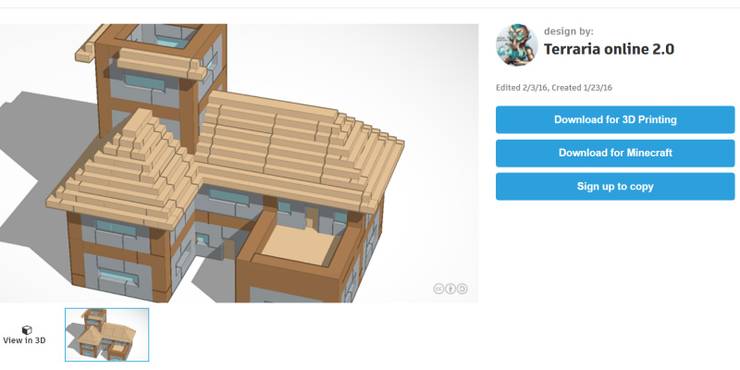 Tinkercad Best 3d Printer Designs Inspired By Lego Minecraft