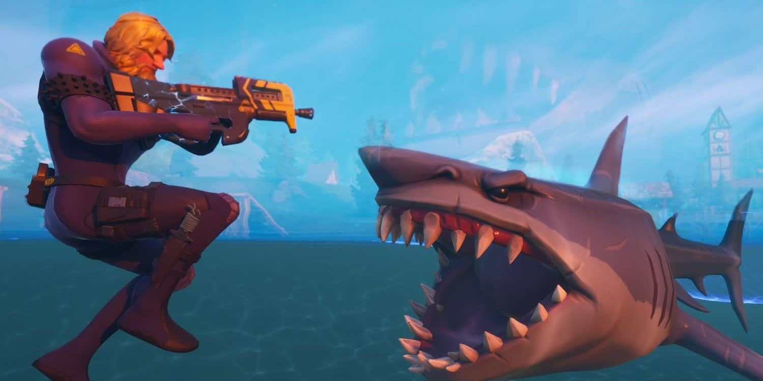 How to Damage Loot Sharks at Sweaty Sands in Fortnite Season 3
