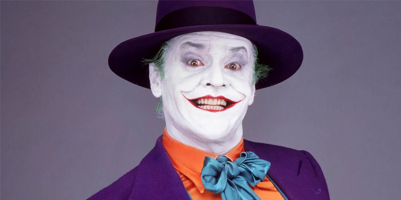 Joker smiling in a Batman promo