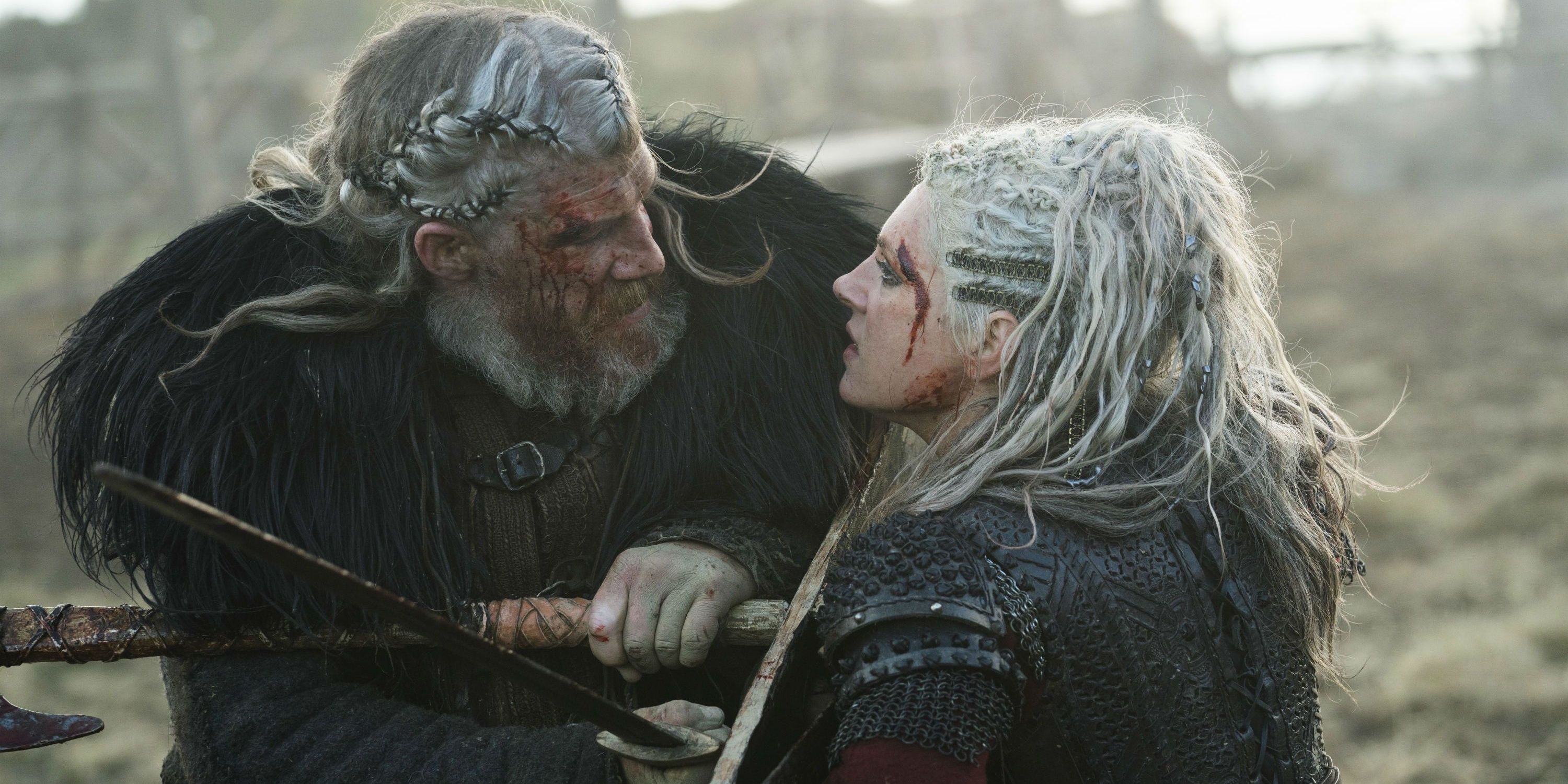 Lagertha and White Hair in Vikings