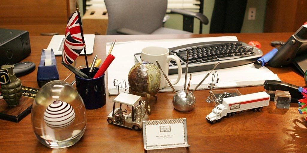 the office michael's desk toys