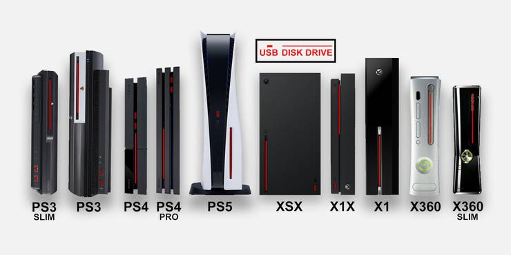 How Big The Ps5 Is Compared To Past Consoles Screen Rant